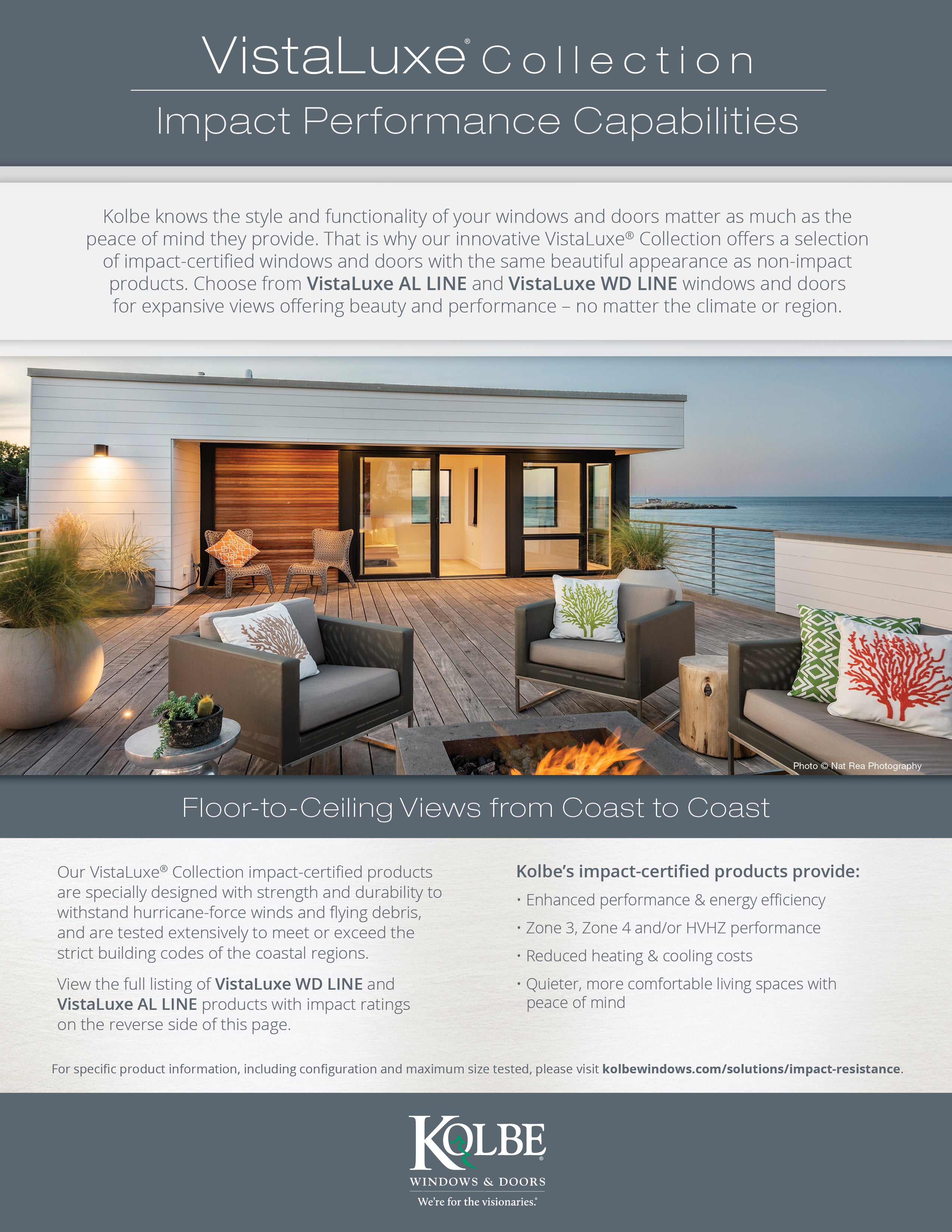 Download VistaLuxe Collection Impact Performance Capabilities sell sheet