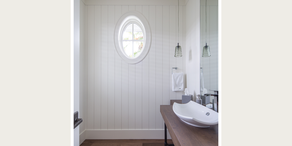 Oval window with 1-1/8" wide PDL bars Interior factory-finished with Cloud paint