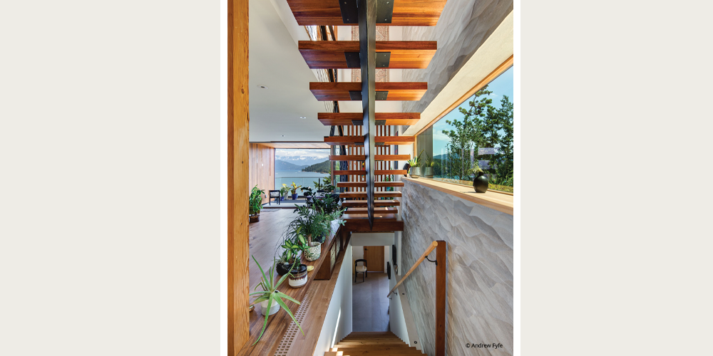 Ultra Series picture casement Mixed Grain Fir wood interior, double clear coat finish