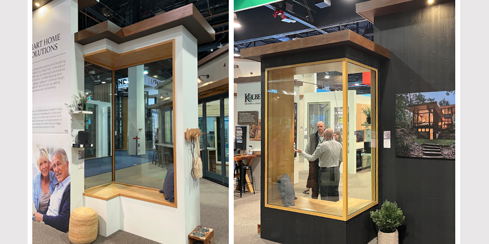 A couple of men standing in a roomAI-generated content may be incorrect.