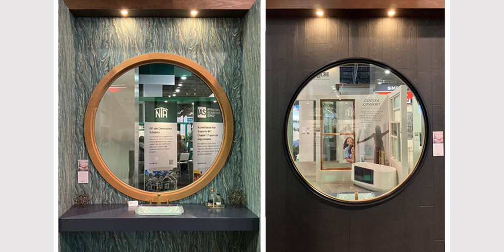 A mirror on a wallAI-generated content may be incorrect.