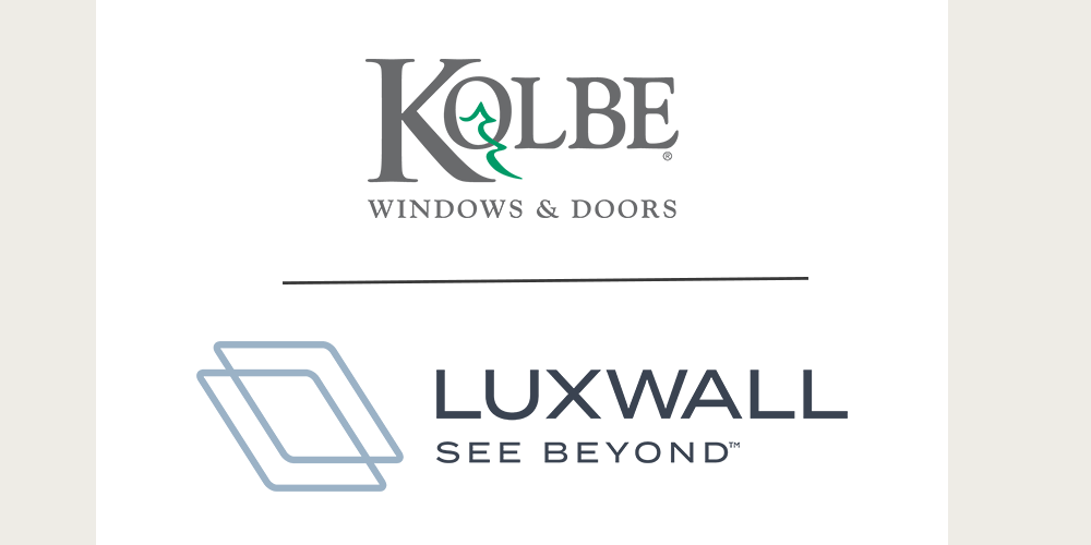 Kolbe and LuxWall logos