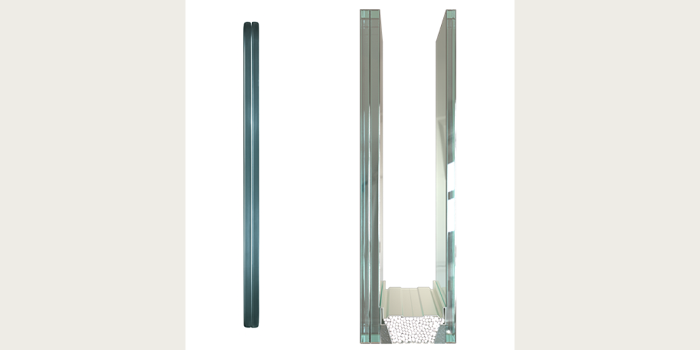 picture of the interior of Vaccuum glass