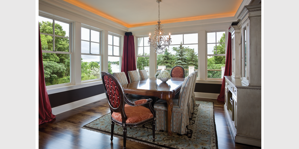 Ultra Series Sterling double hung and picture double hung