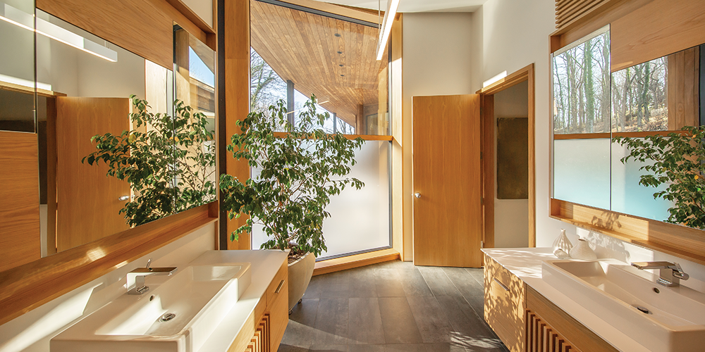 Biophilic Designed Bathroom