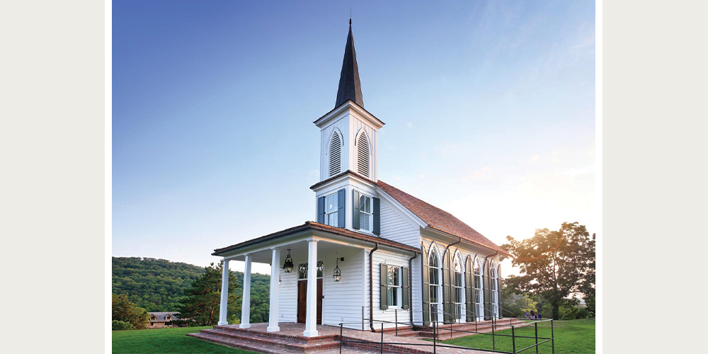 Heritage Series Old World Classic reverse cottage-style double and triple hungs with gothic heads